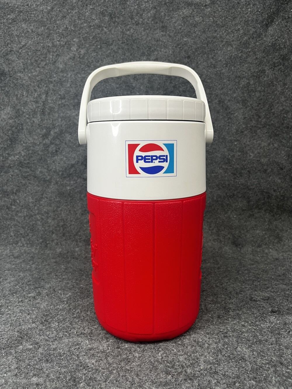 Vintage 80s Coleman 5580 Pizza Hut Pepsi Relief Pitcher 1/2 Gal Jug MINT UNUSED